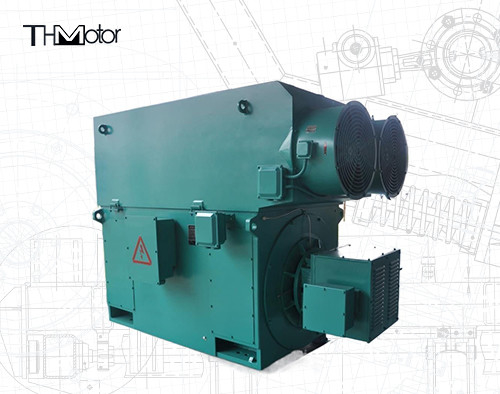 400-6000kw พลังงาน Range มอเตอร์ไฟฟ้าความดันสูงที่มีวิธีการเย็น IC411 6000v-11000v ความดัน